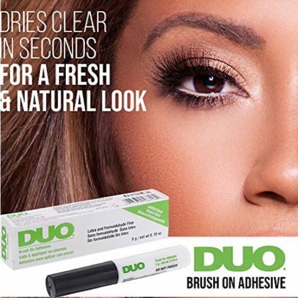 Duo Brush-On Strip Lash Adhesive Clear, 0.18 oz, 3-Pack - Picture 9 of 10